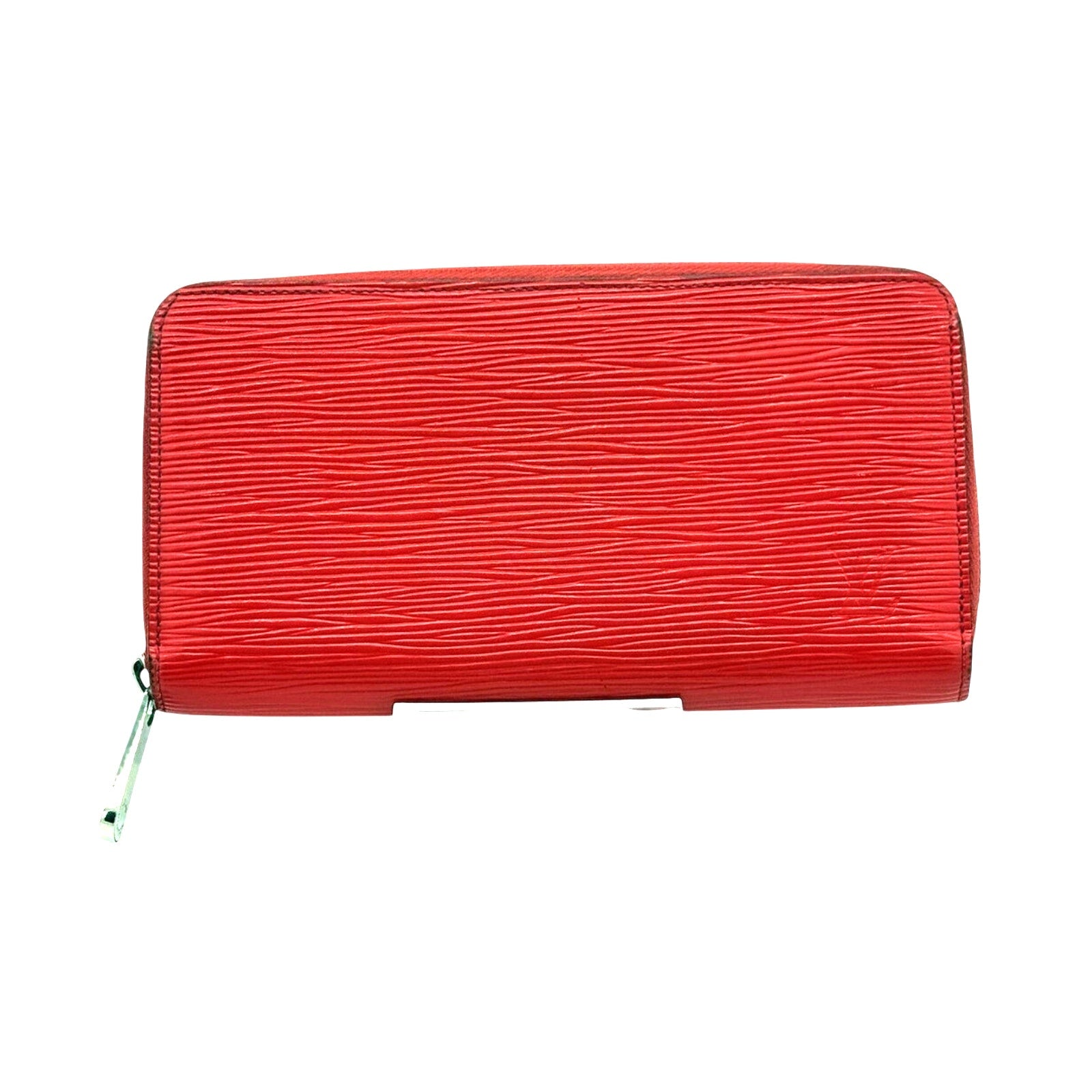 Louis Vuitton Epi Rouge Zippy Wallet Zip Long Wallet Red*Excellent condition