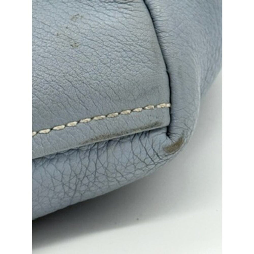 Prada‎ Vitello Daino Shoulder Bag*Beautiful Pale Blue*Great Condition w/COA
