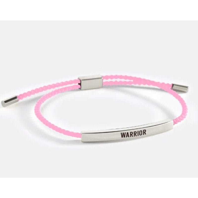 RETAIL $70 Mint & Lilly WARRIOR Inspire Pink & Silver Bracelet*NEW IN POUCH