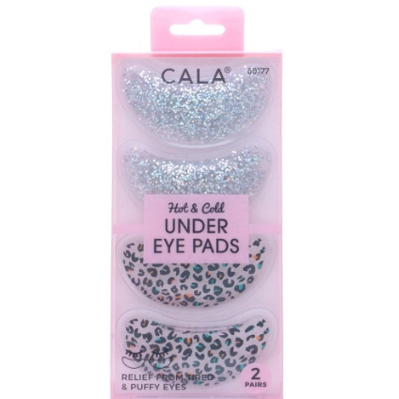 K-Care Cala 2 Pairs Hot & Cold Leopard Glitter Under Eye Pads*Korean skincare