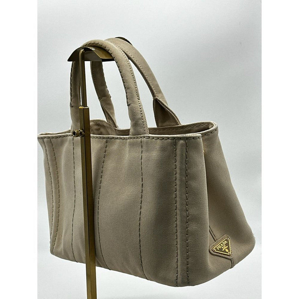 Prada‎ 🌺 2 Way Canapa  Tote with Cross Body Strap! Very Good Condition