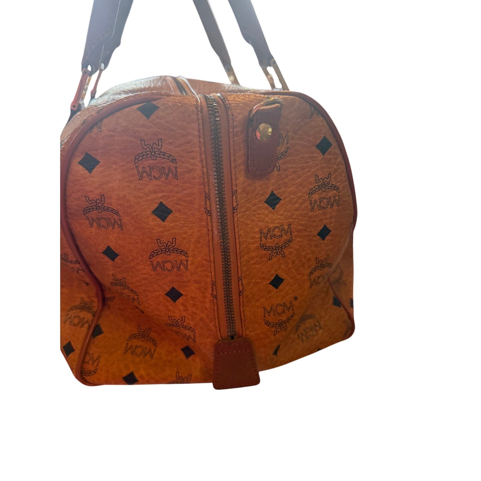 MCM Visetos Monogram Boston bag*Size 40 Weekender*Vintage Beauty! with COA