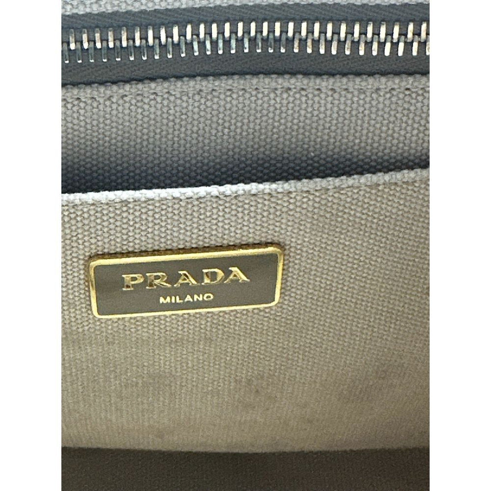 Prada‎ 🌺 2 Way Canapa  Tote with Cross Body Strap! Very Good Condition