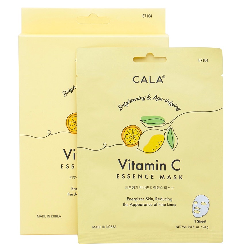 K-Care Cala Vitamin C Essence*5 Sheet Masks*5 masks*Age-Defying*Korean skincare
