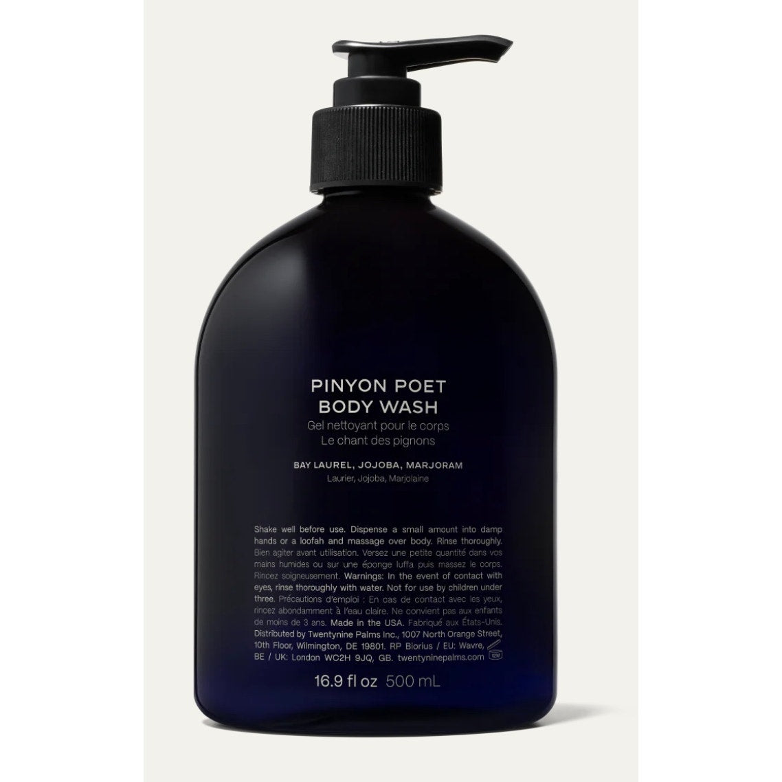 RETAIL $47 Twentynine Palms Pinyon Poet Body Wash*Bay Laurel, Jojoba, Marjoram