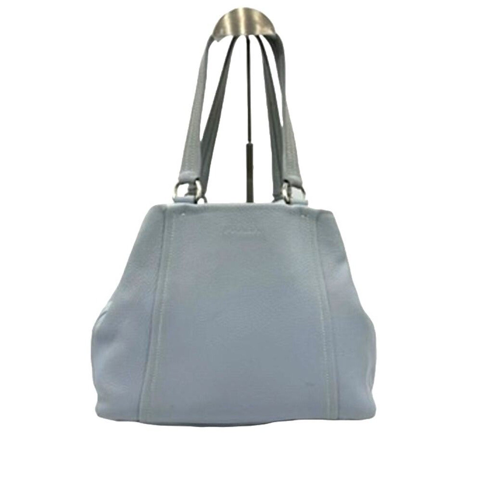 Prada‎ Vitello Daino Shoulder Bag*Beautiful Pale Blue*Great Condition w/COA
