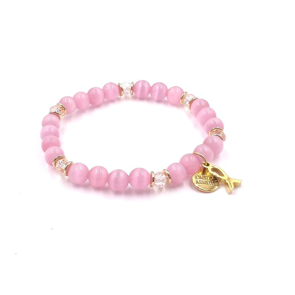 RETAIL $35*Kinsley Armelle Awareness Collection Pink Bracelet* Breast Cancer