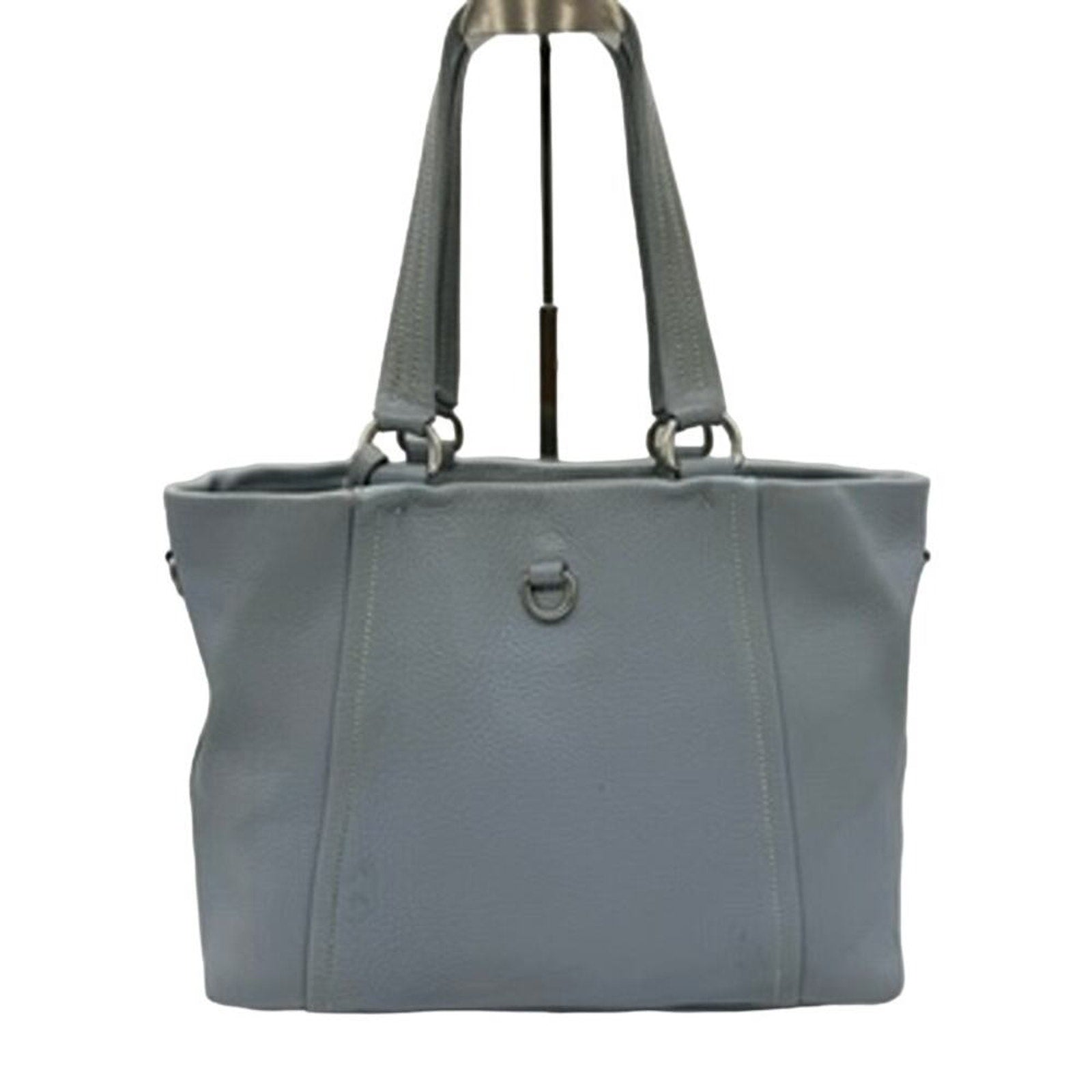 Prada‎ Vitello Daino Shoulder Bag*Beautiful Pale Blue*Great Condition w/COA
