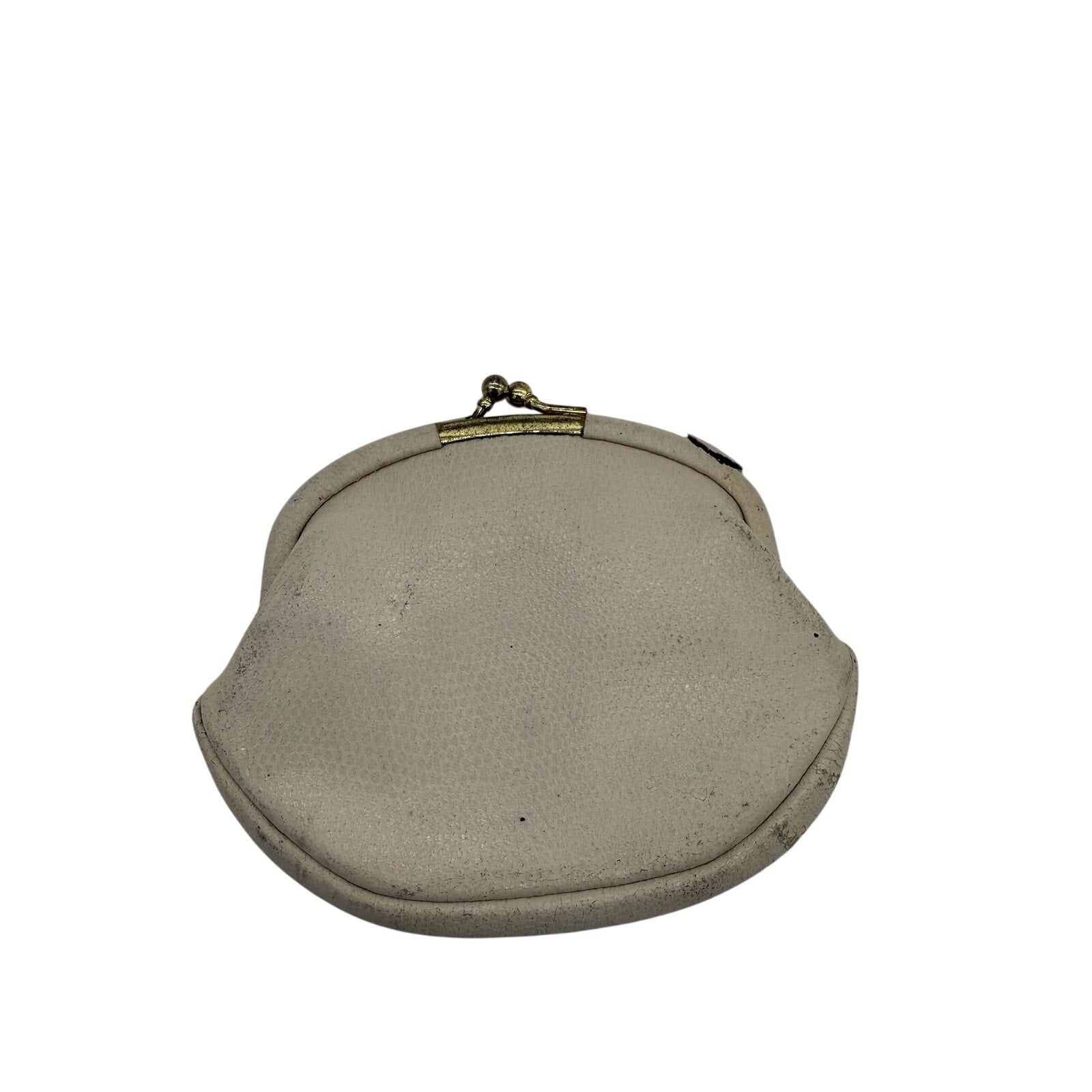 RARE KORET COIN PURSE*LEATHER*1940'S-1950'S ERA*Amazing little double kisslock