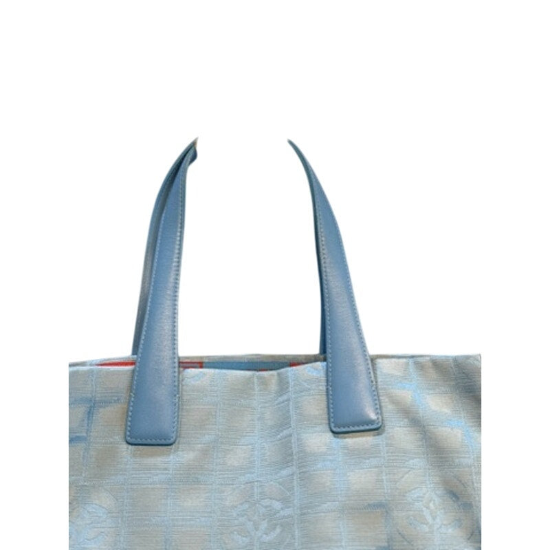 RARE Chanel Blue Nylon New Travel Line Tote*PRISTINE CONDITION*RARE COLORWAY