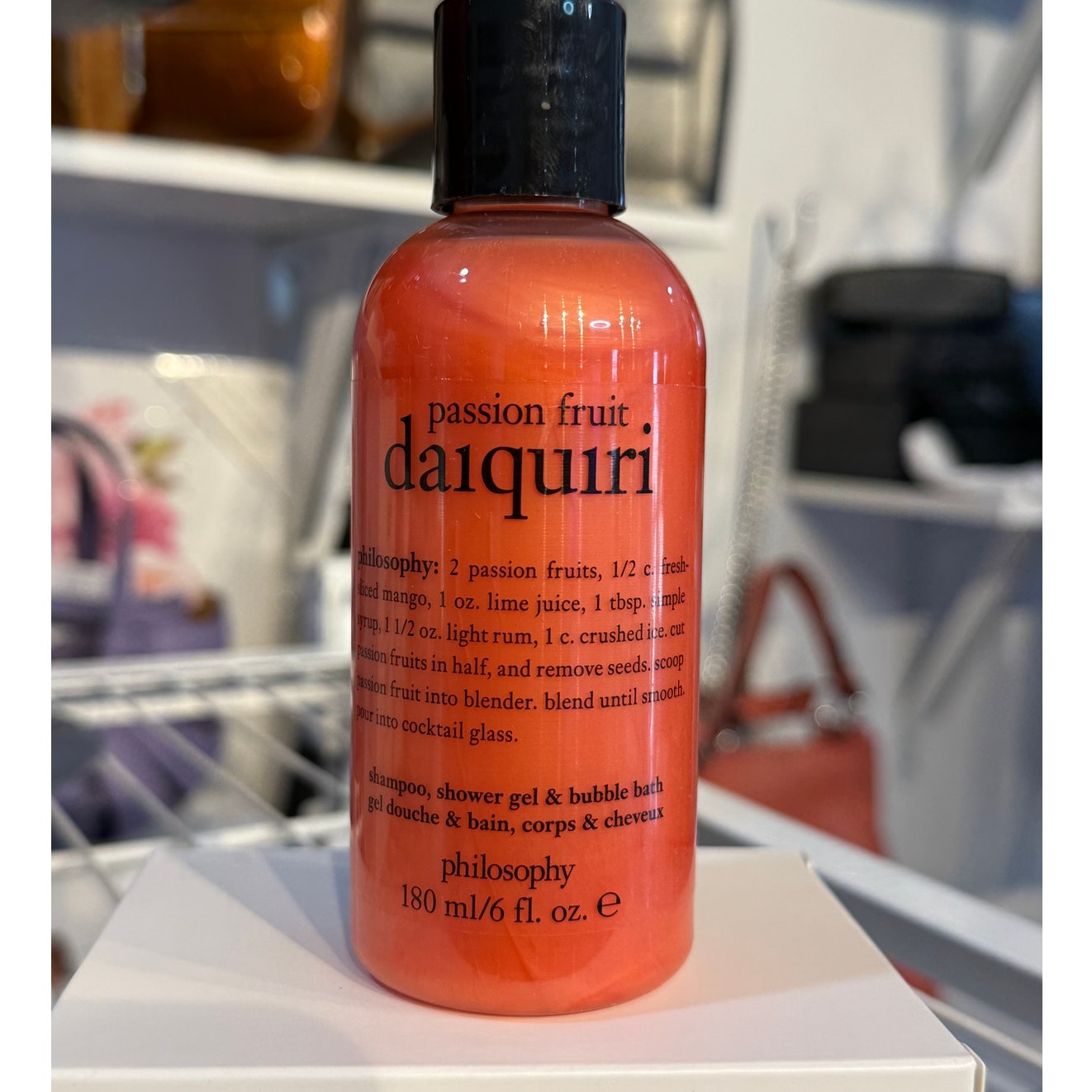 Philosophy Passion Fruit Daiquiri 3-in-1 shampoo, shower gel, and bubble bath