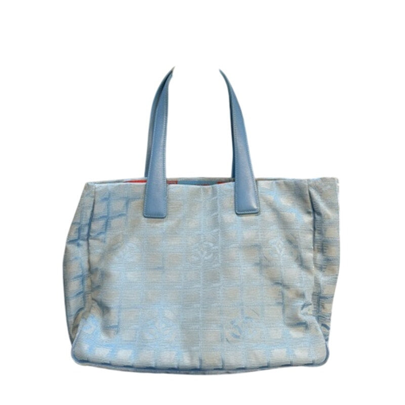 RARE Chanel Blue Nylon New Travel Line Tote*PRISTINE CONDITION*RARE COLORWAY