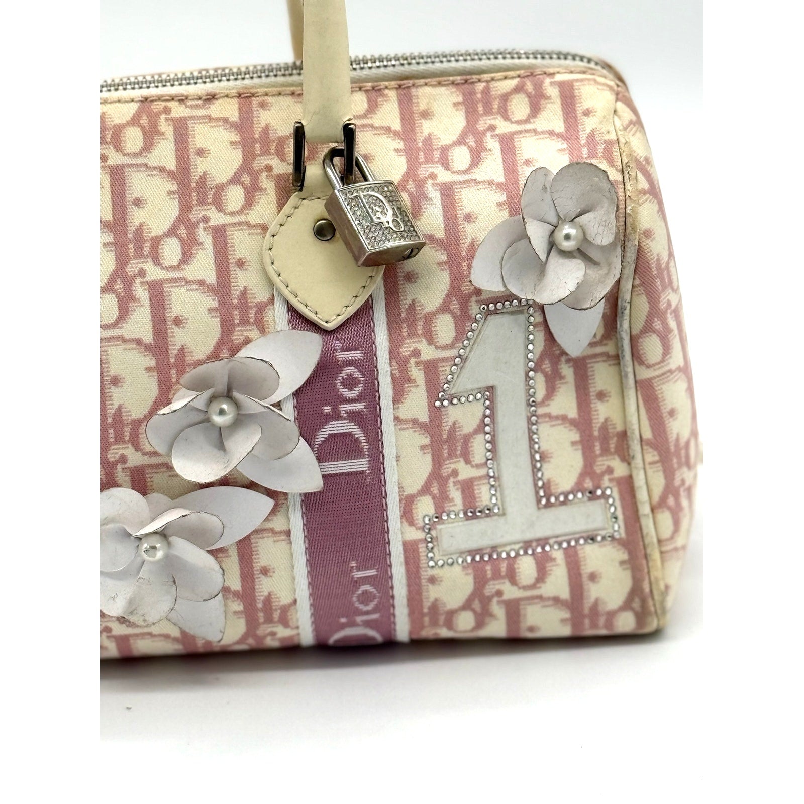 Christian Dior Pink Vintage Diorissimo Girly Boston Bag*Awesome bag!