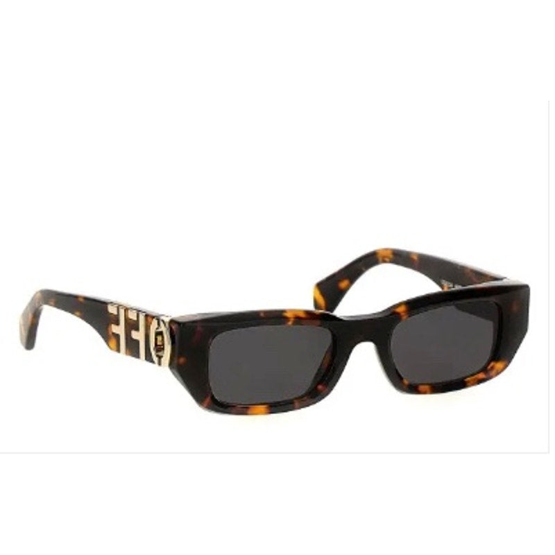 Off-White Fillmore Havana Sunglasses*Tortoise Shell*NEW with Case, Cloth, book