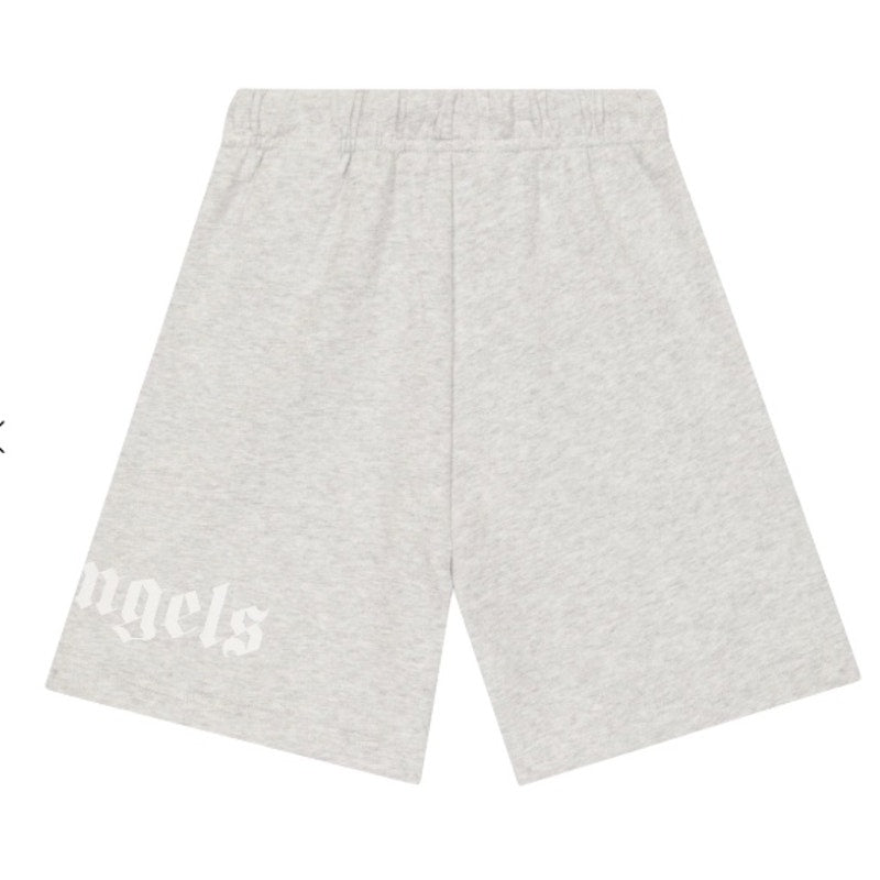 RETAIL $255 Palm Angels Kids Cotton Jersey Logo Shorts*BRAND-NEW with tags*SZ 10