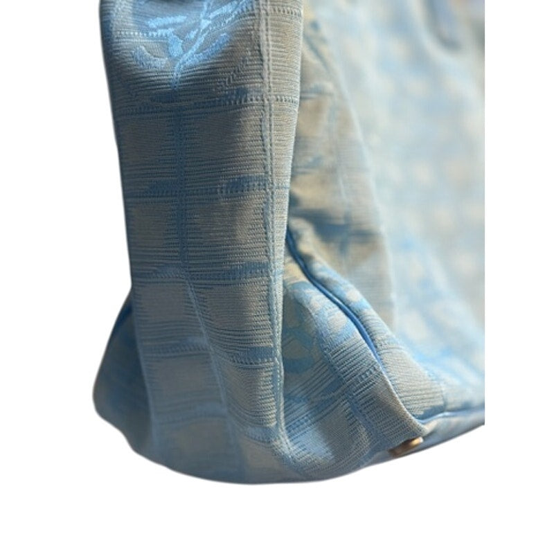 RARE Chanel Blue Nylon New Travel Line Tote*PRISTINE CONDITION*RARE COLORWAY