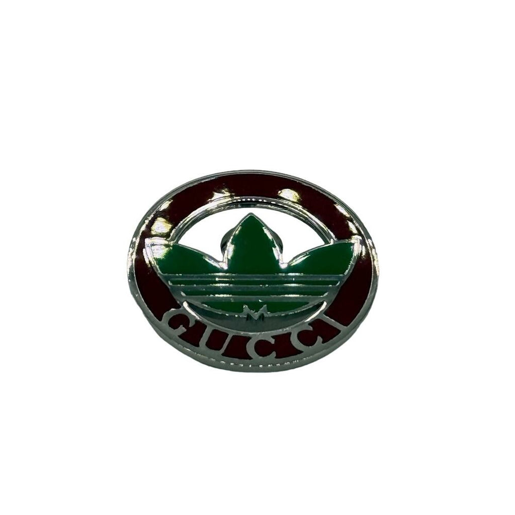 Gucci x Adidas Enamel Brooch‎ Pin*Red and Green! Brand-New*Comes w/Box UNISEX