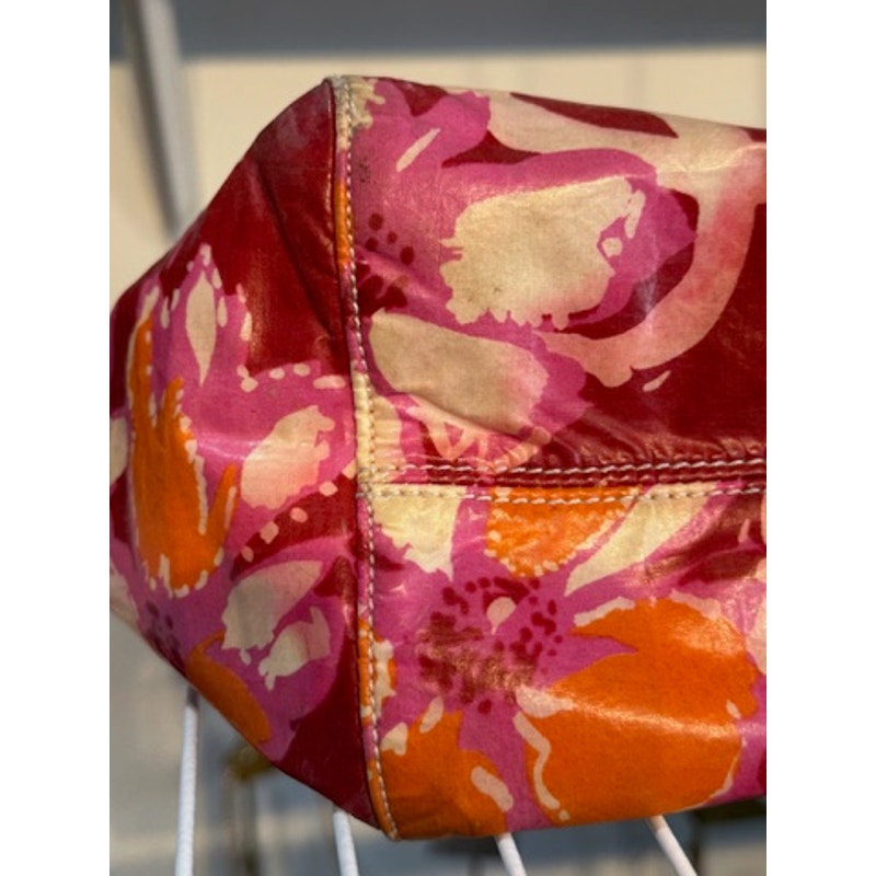 Authentic CHANEL Cruise Line High Summer Coco Mark Tote Bag*Red Pink Orange