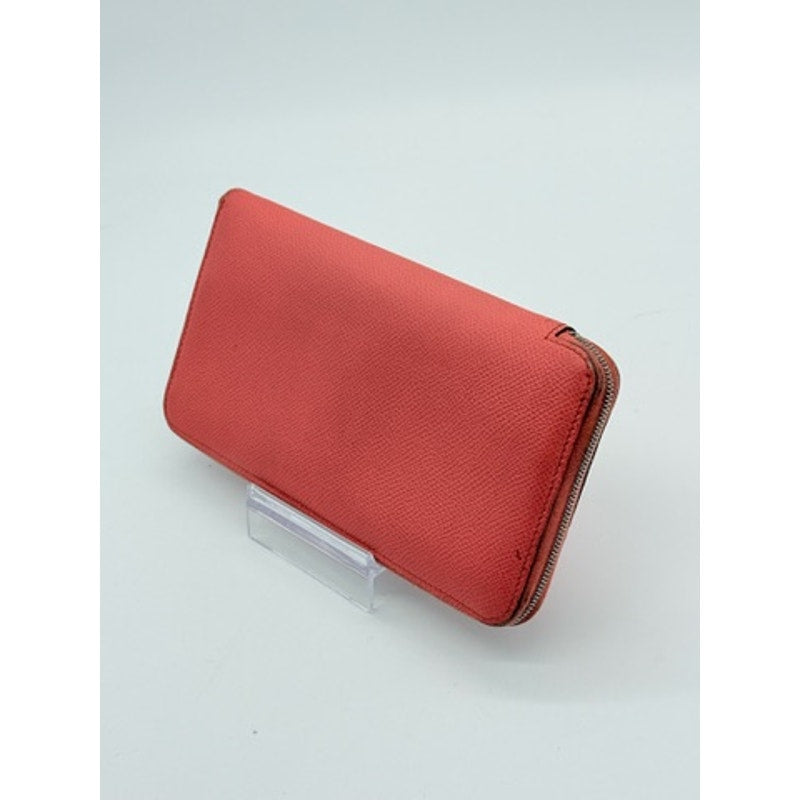 Hermes Azap Long Silk'in Flamingo Leather Wallet Pink*BEAUTIFUL CONDITION