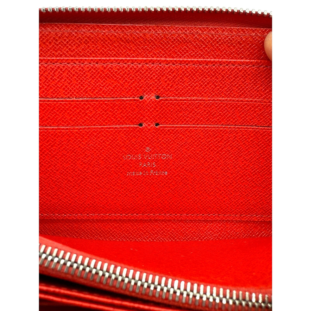 Louis Vuitton Epi Rouge Zippy Wallet Zip Long Wallet Red*Excellent condition