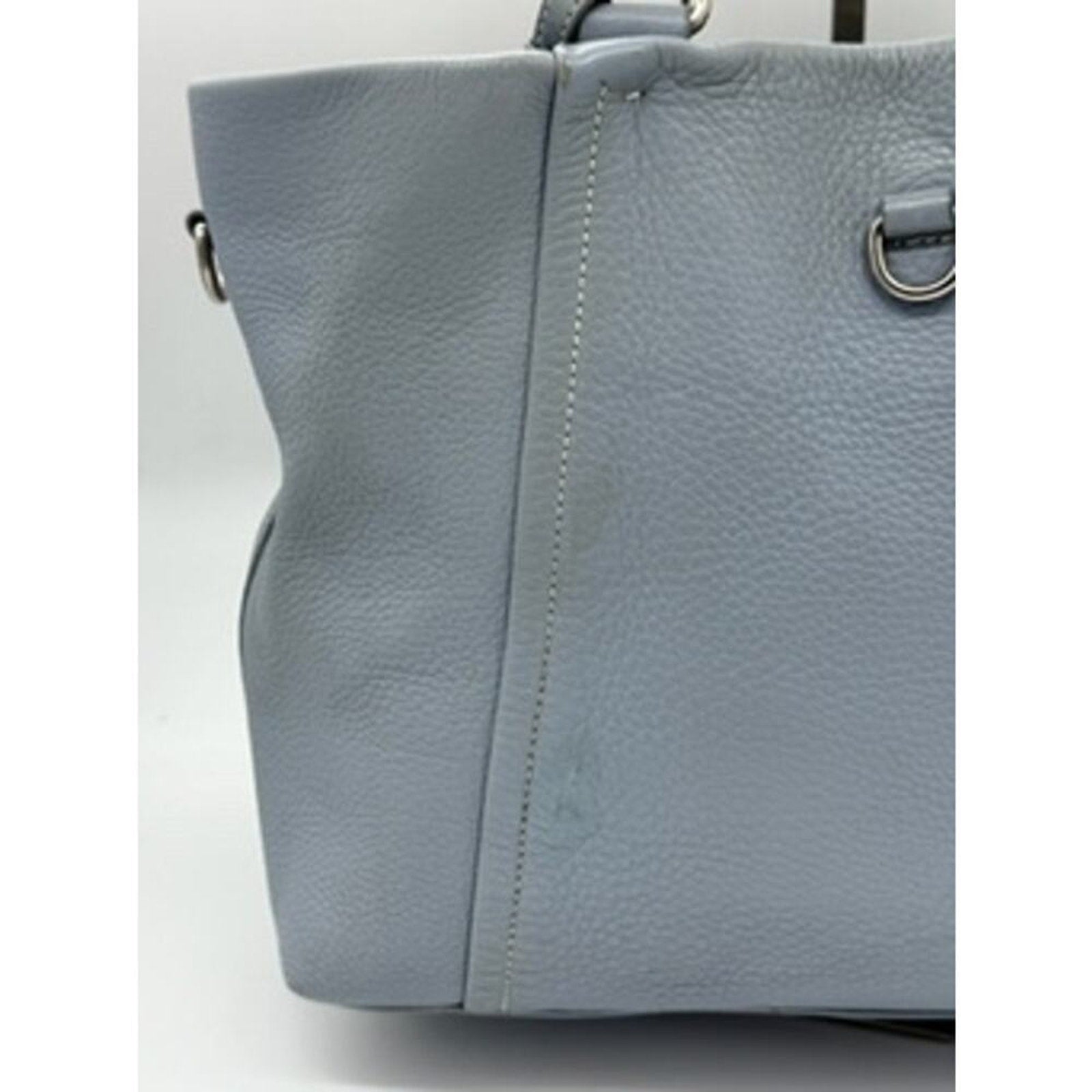Prada‎ Vitello Daino Shoulder Bag*Beautiful Pale Blue*Great Condition w/COA