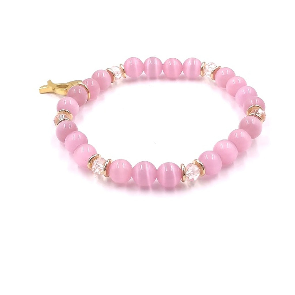 RETAIL $35*Kinsley Armelle Awareness Collection Pink Bracelet* Breast Cancer
