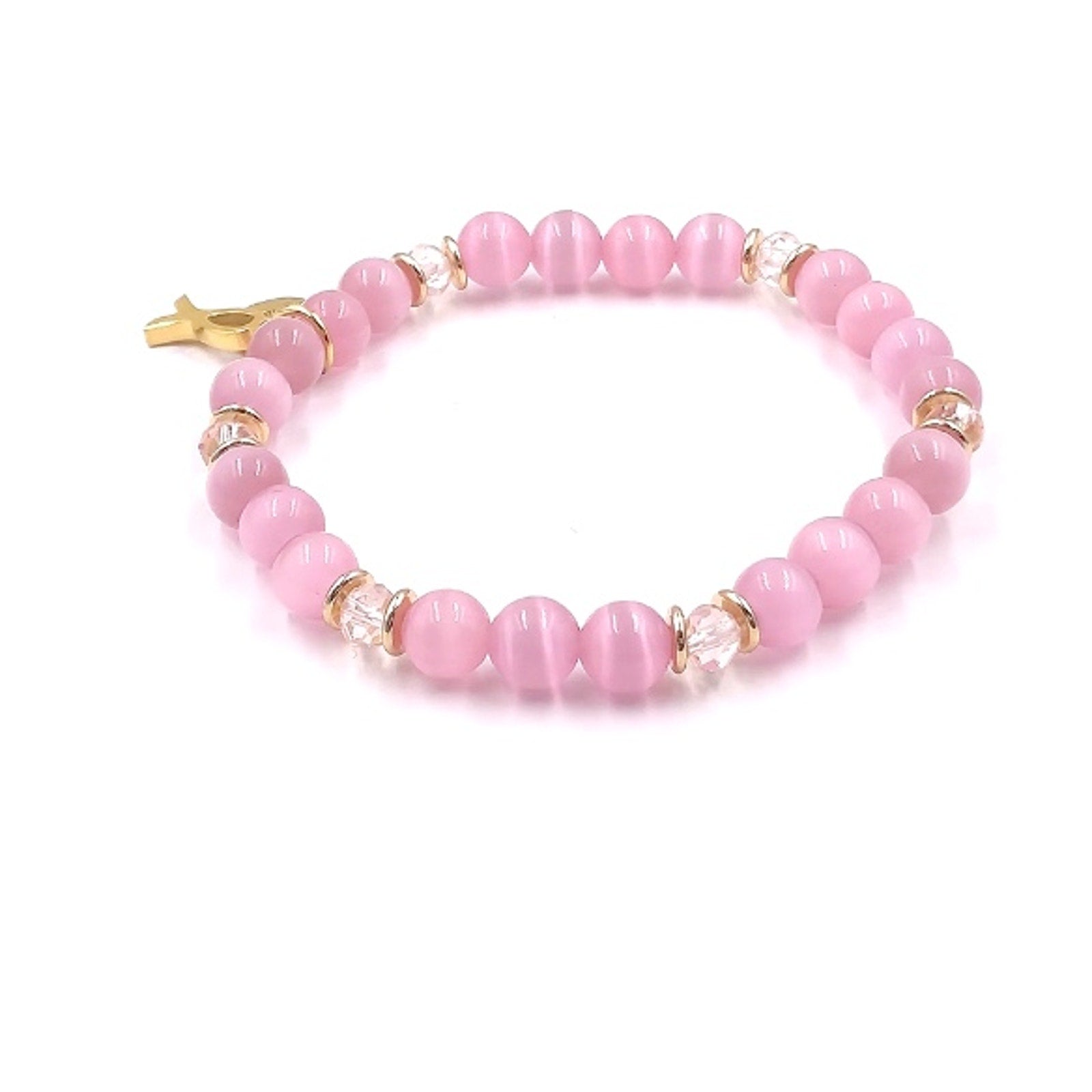 RETAIL $35*Kinsley Armelle Awareness Collection Pink Bracelet* Breast Cancer