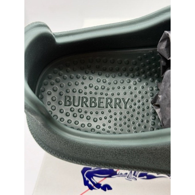 RETAIL $795 Burberry Green Bubble Sneakers*Rubber Low Tops*NEW in Box*Size 41