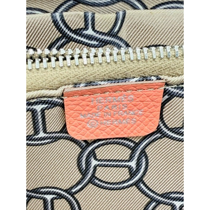 Hermes Azap Long Silk'in Flamingo Leather Wallet Pink*BEAUTIFUL CONDITION